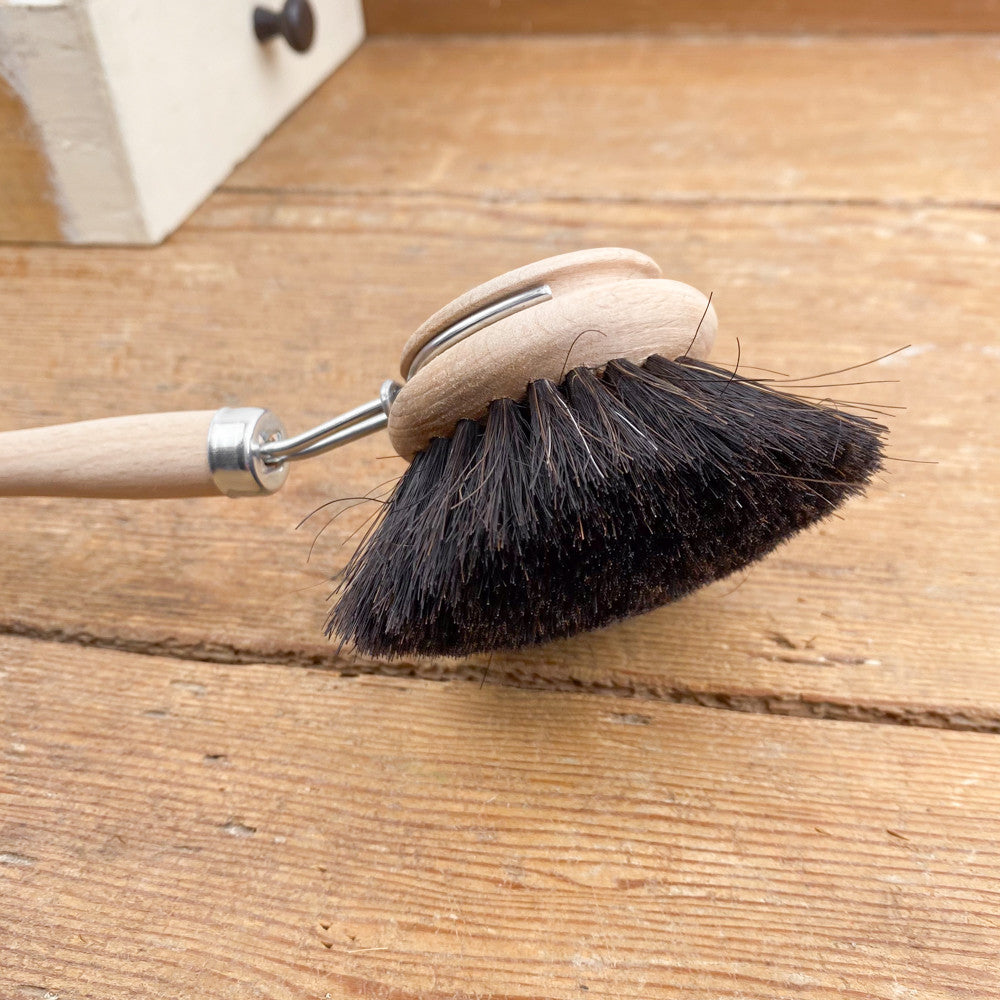 Brosse à vaisselle crin de cheval