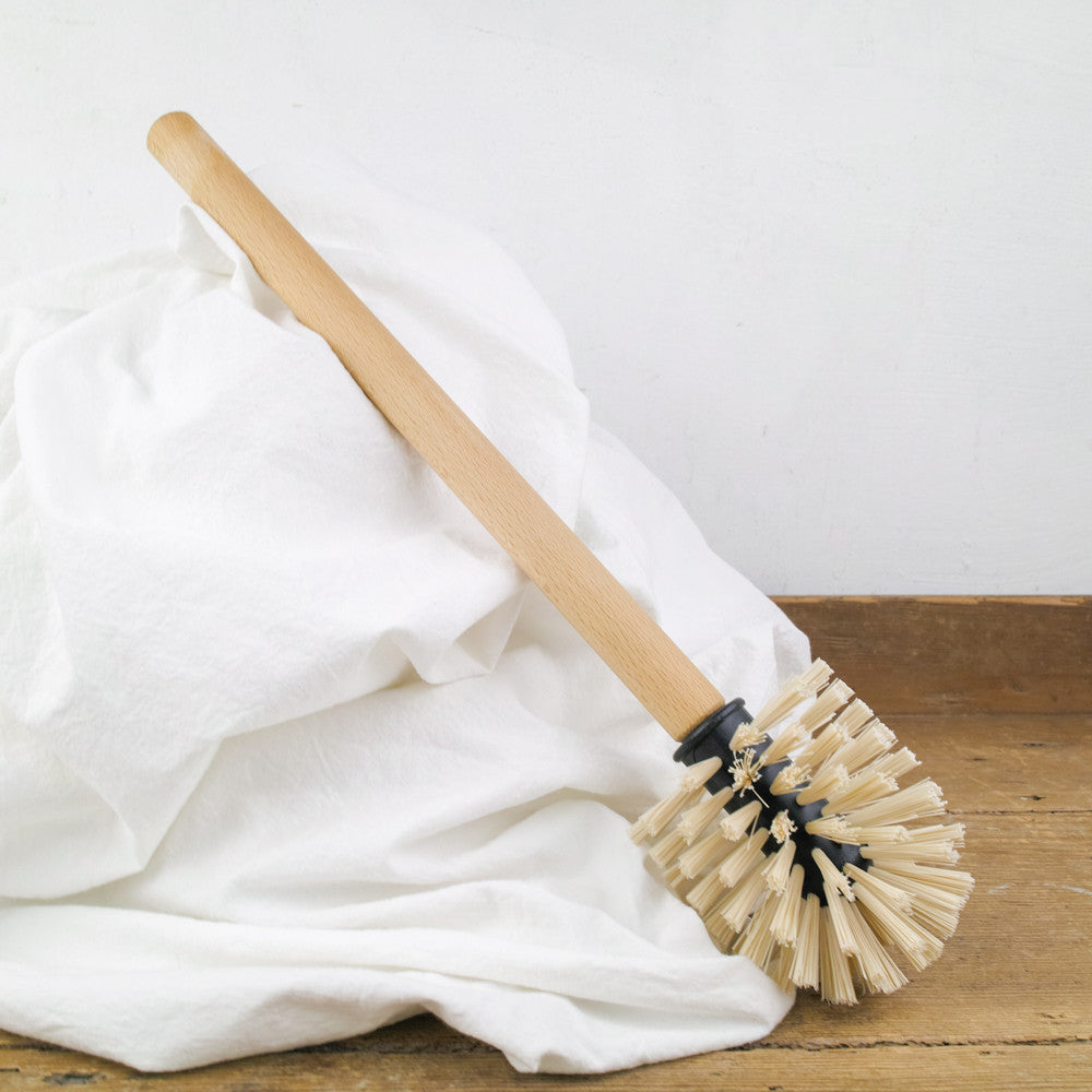 Brosse WC blanche avec tête échangeable