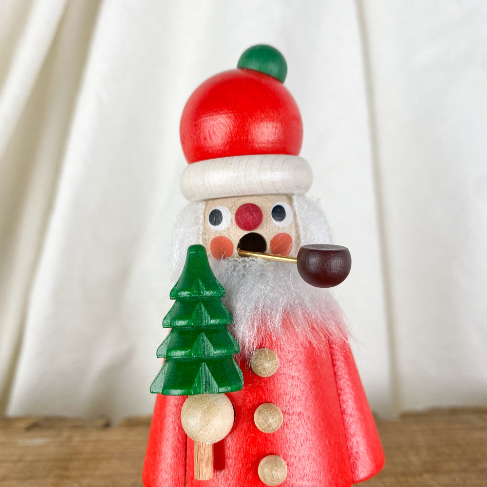 Brûle encens Père Noël en bois