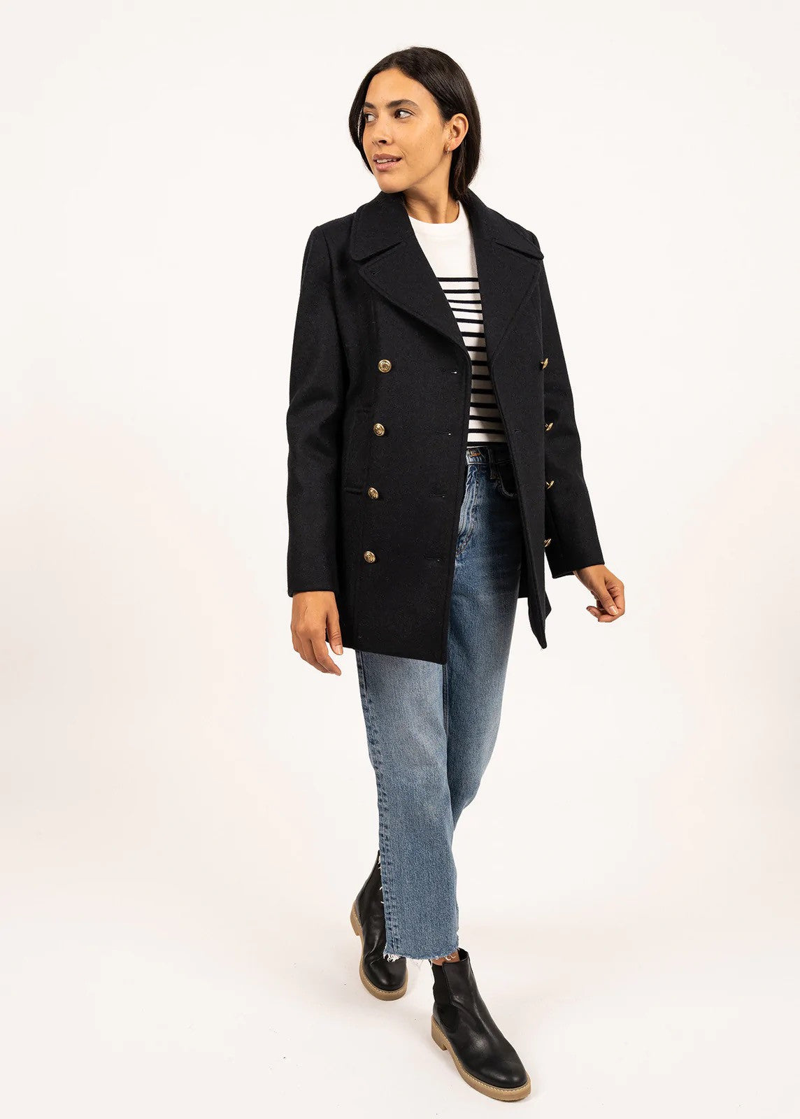 Caban femme en laine Voilure