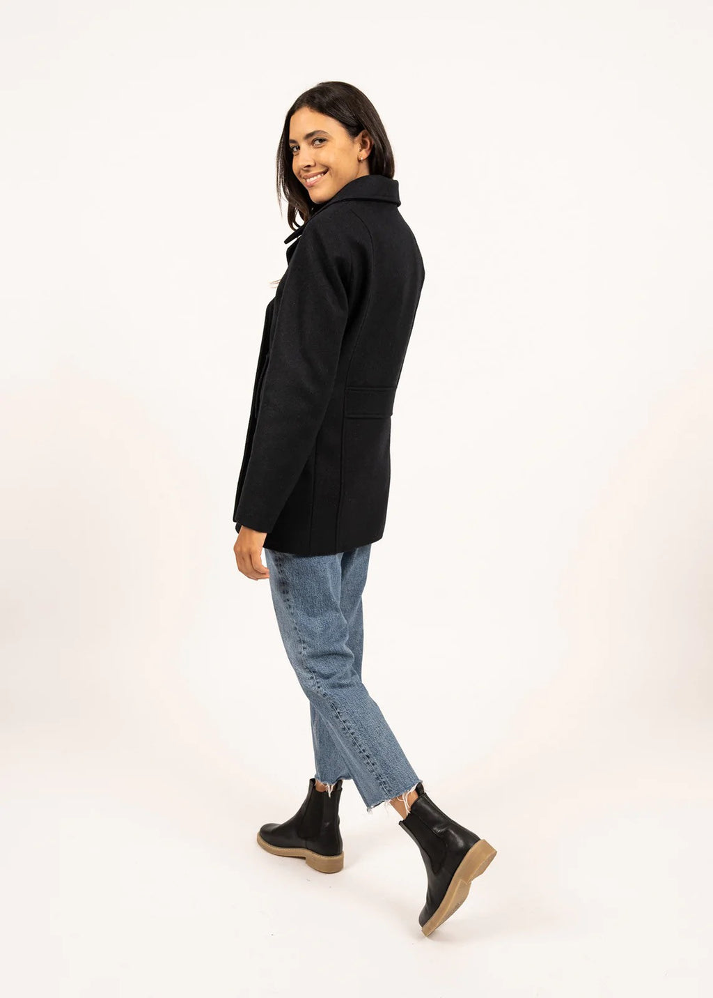 Caban femme en laine Voilure