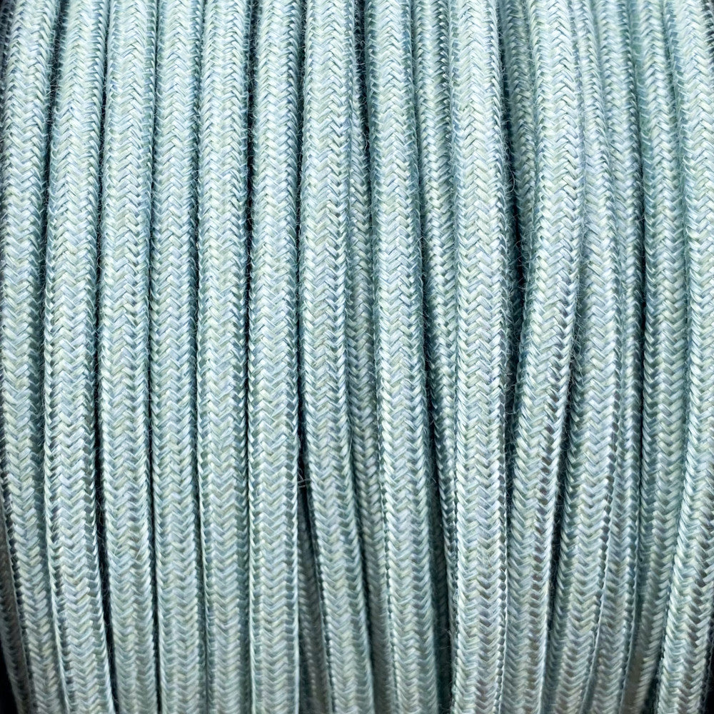 Câble luminaire rond bleu clair