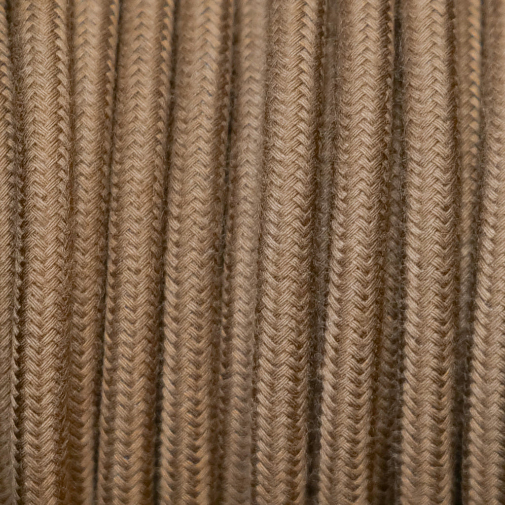 Câble luminaire rond Marron Espresso