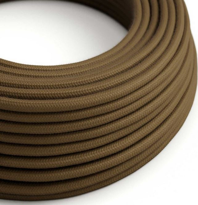 Câble luminaire rond Marron Espresso