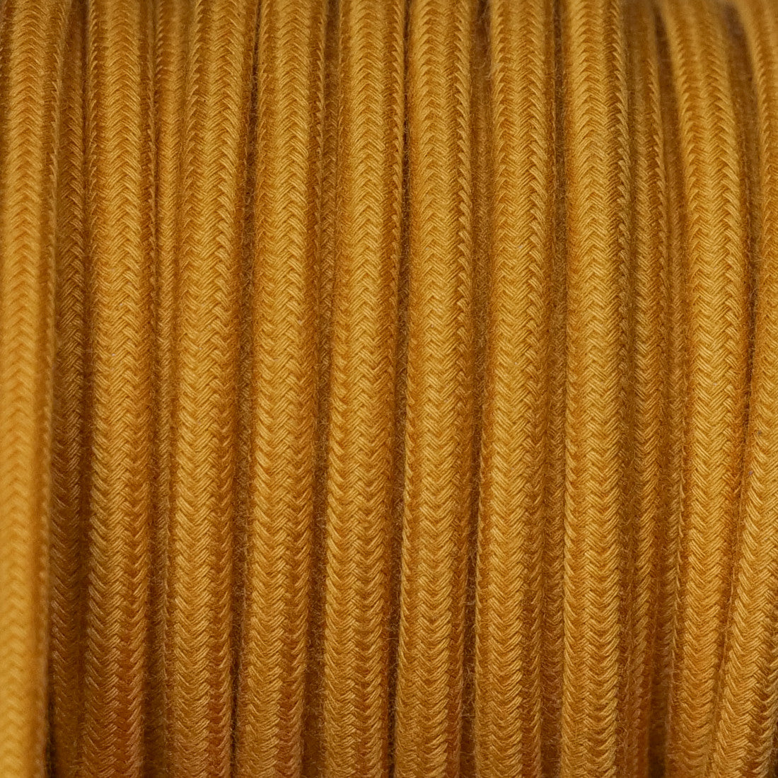 Câble luminaire rond Miel doré