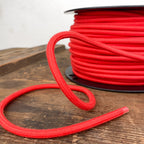 Câble luminaire rond rouge