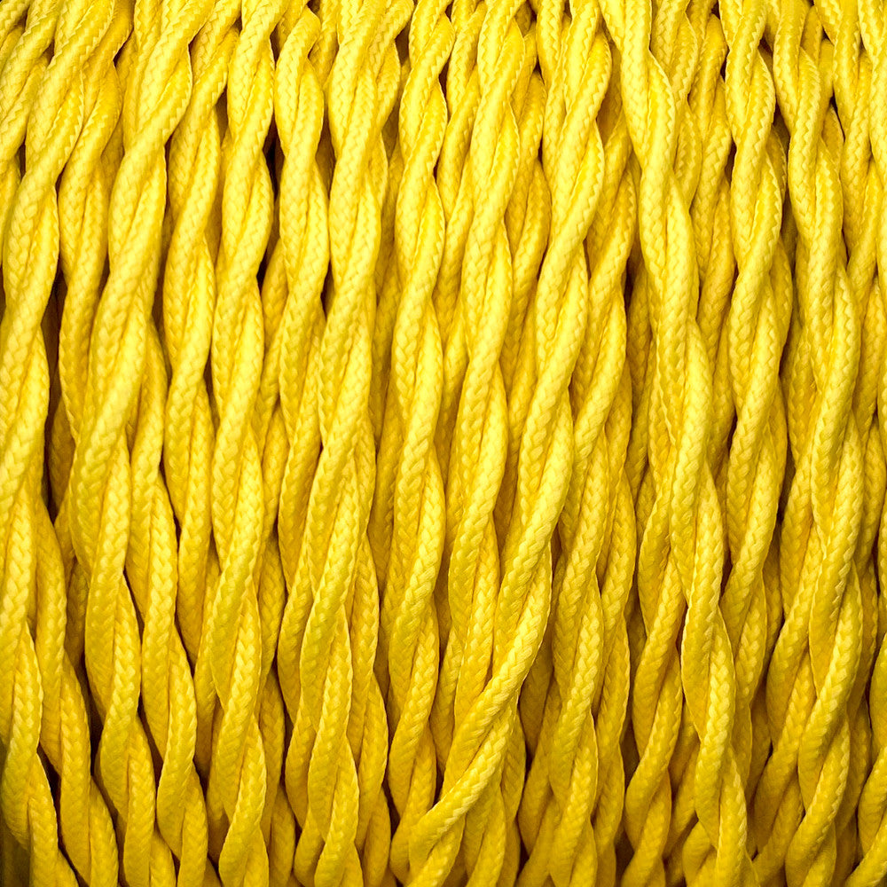 Câble luminaire torsadé jaune maïs