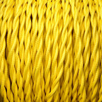 Câble luminaire torsadé jaune maïs