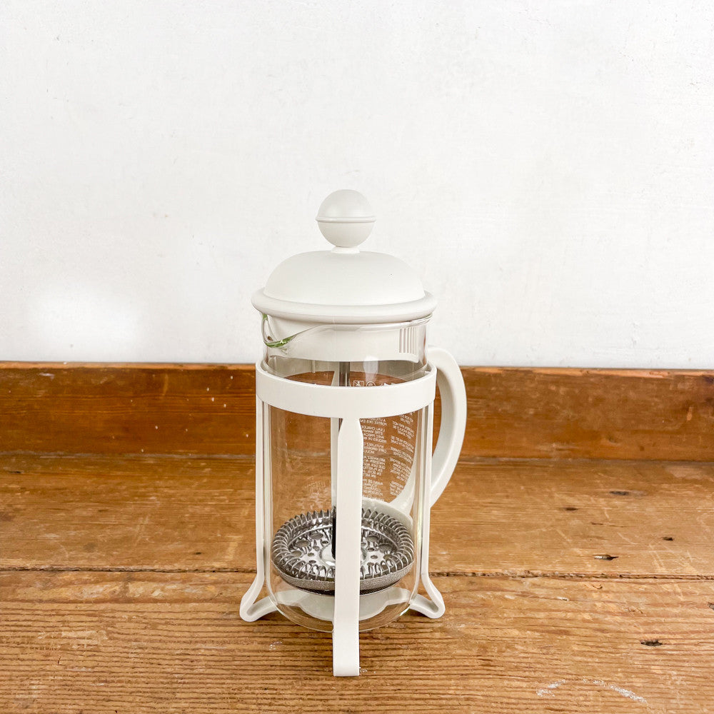 Cafetière à piston Bodum blanche petit modèle