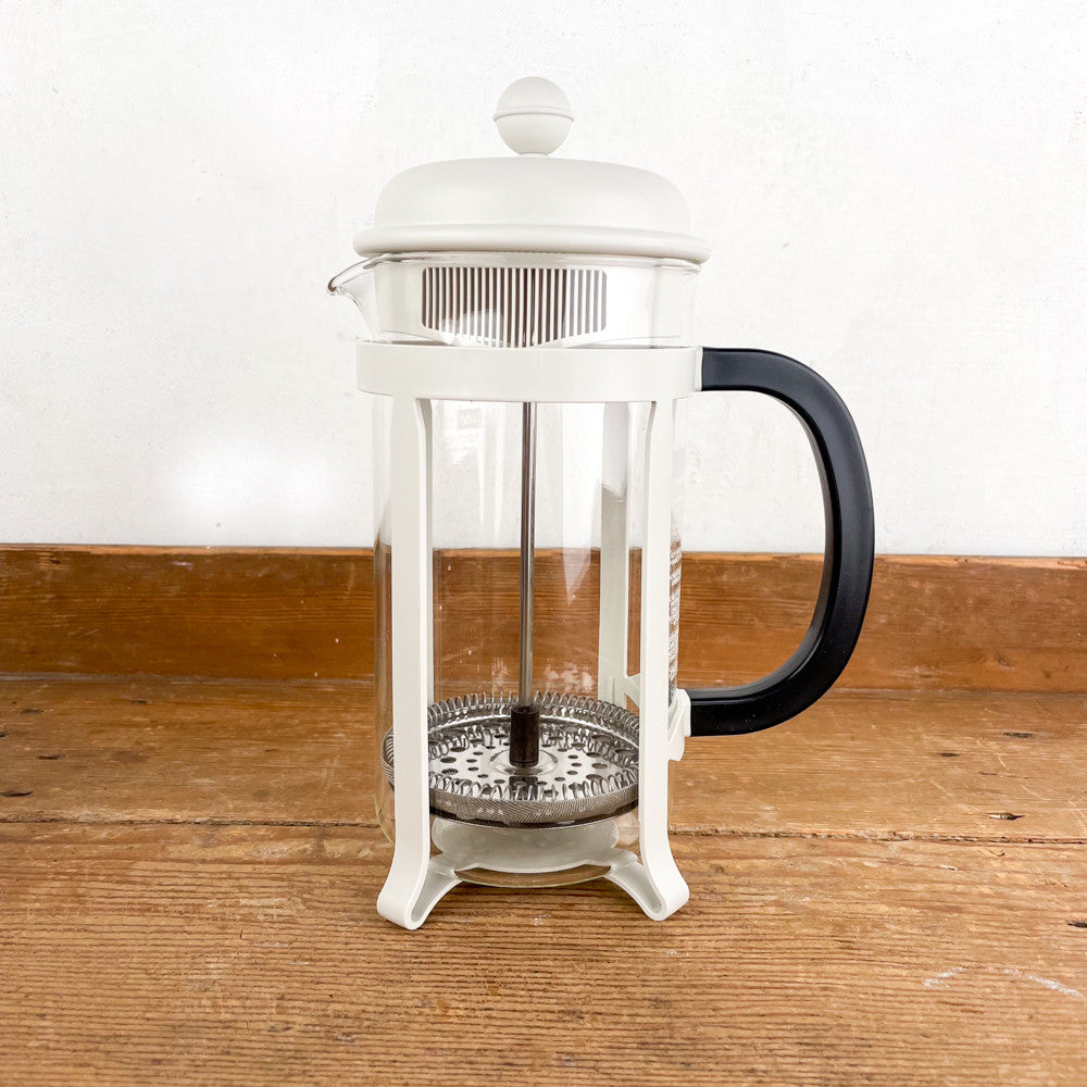 Cafetière à piston Bodum blanche grand modèle