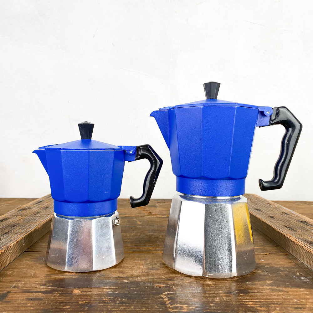 Cafetière italienne colorée