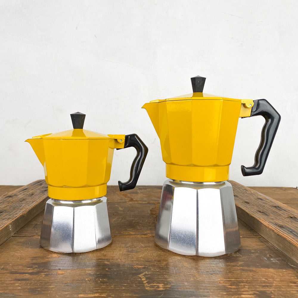 Cafetière italienne colorée