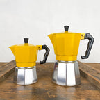 Cafetière italienne colorée
