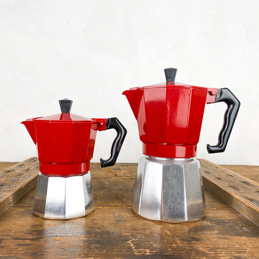Cafetière italienne colorée