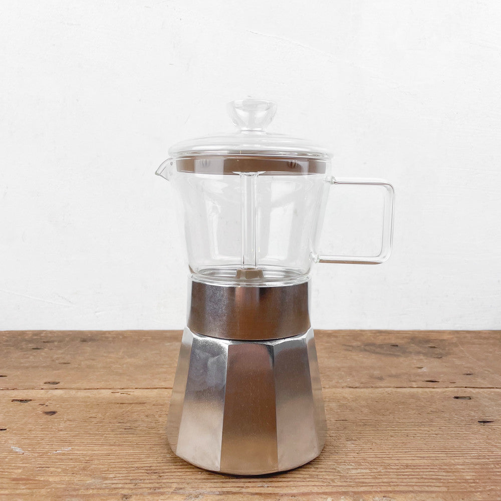 Cafetière italienne verre 9 tasses