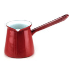 Cafetière turque émail rouge