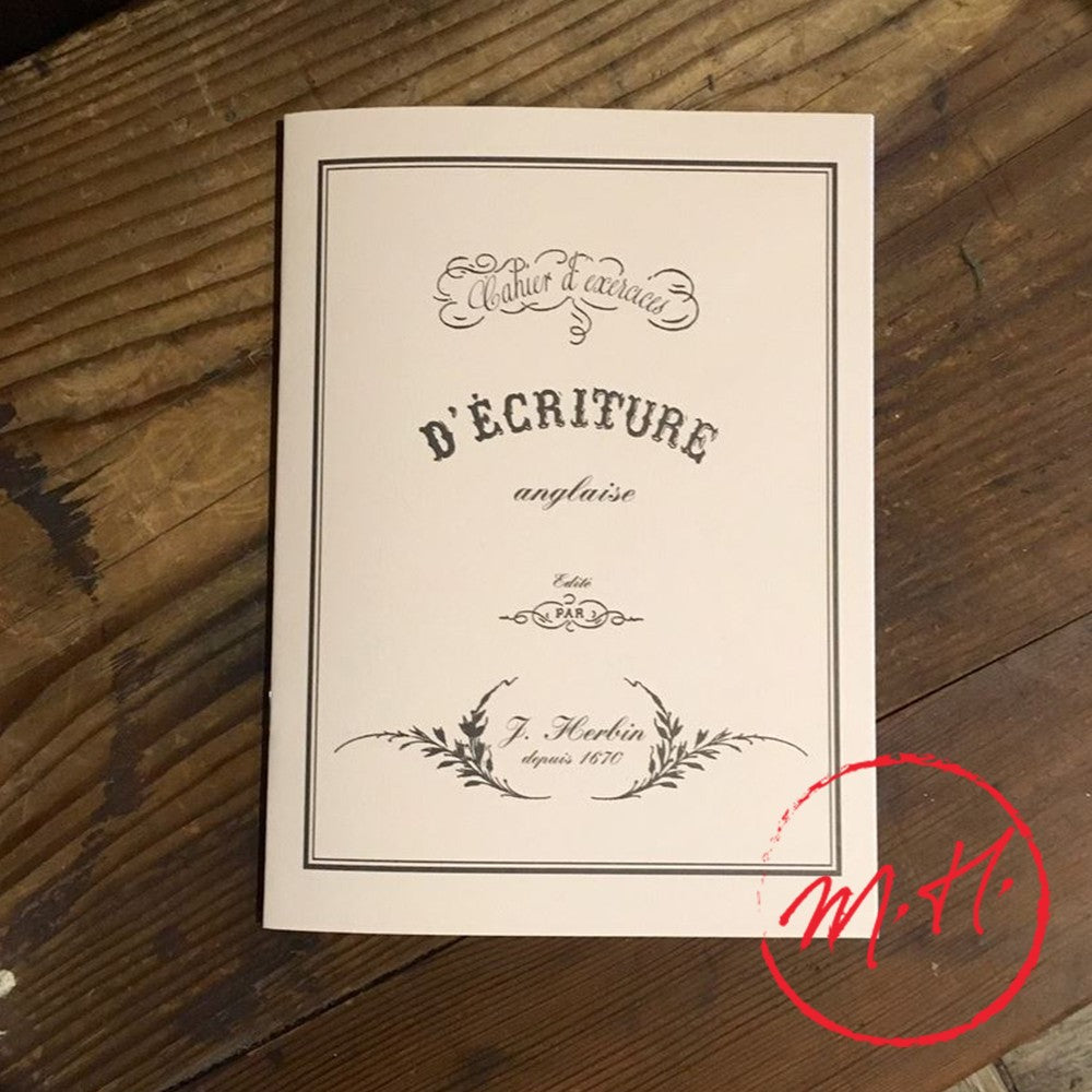 Cahier d'écriture