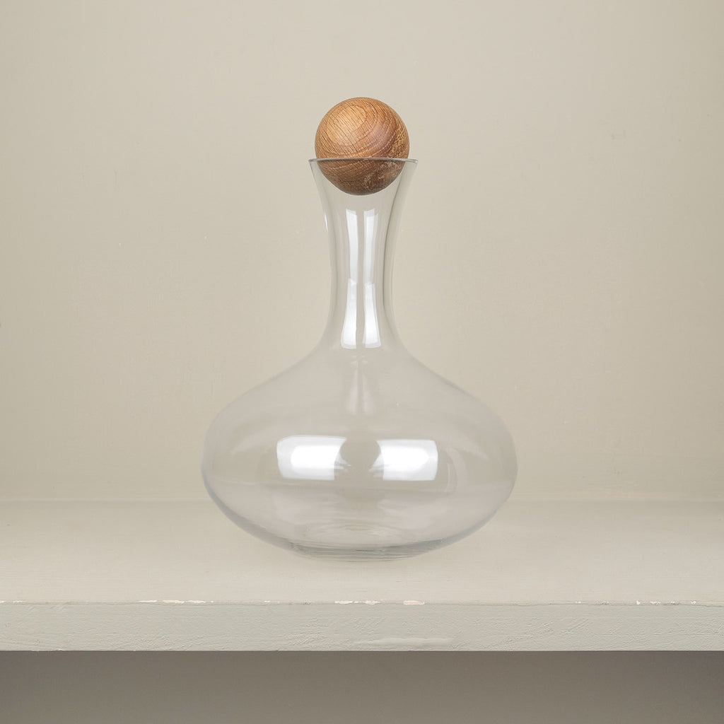 Carafe à vin en verre soufflé