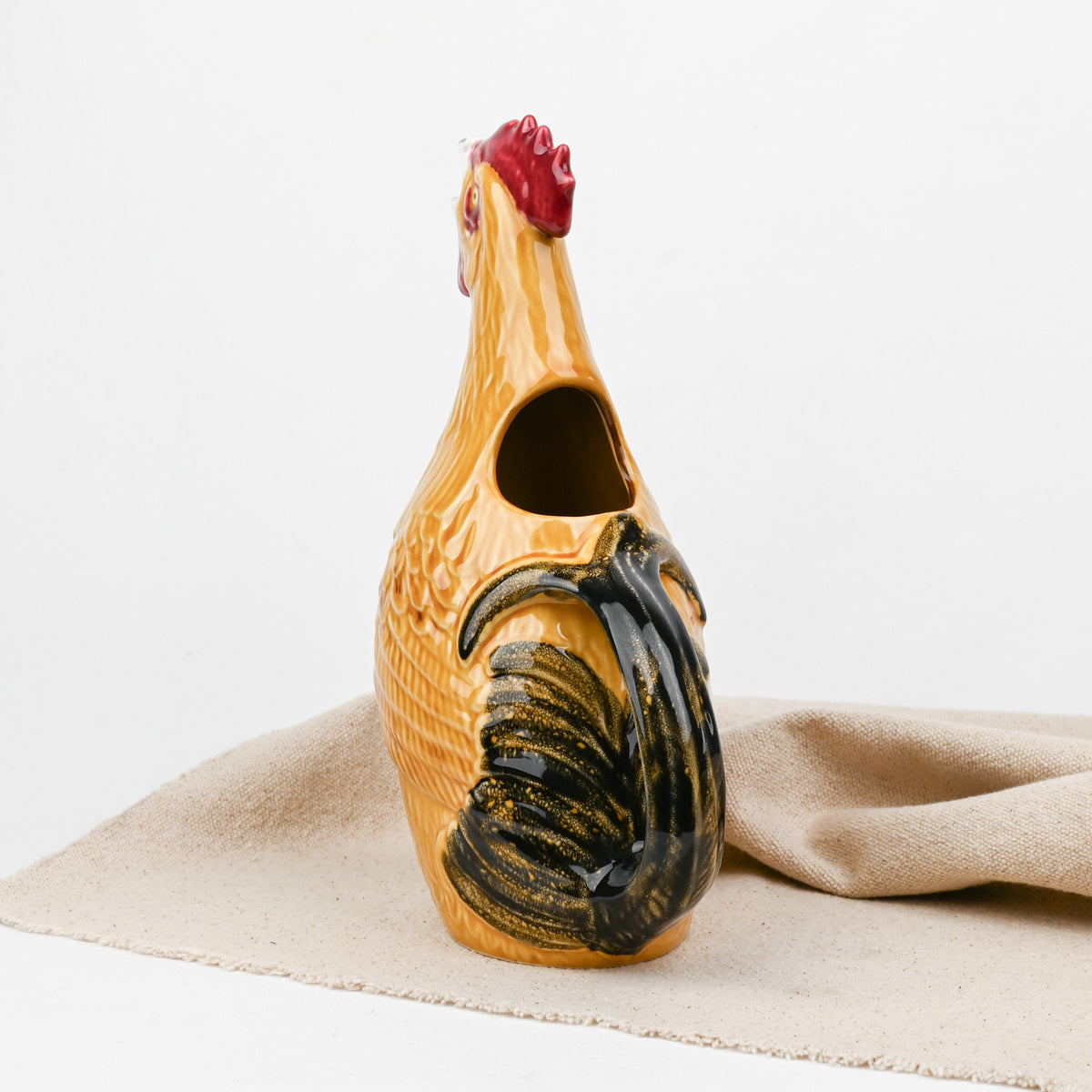 Pichet cérmique Bordallo Pinheiro coq