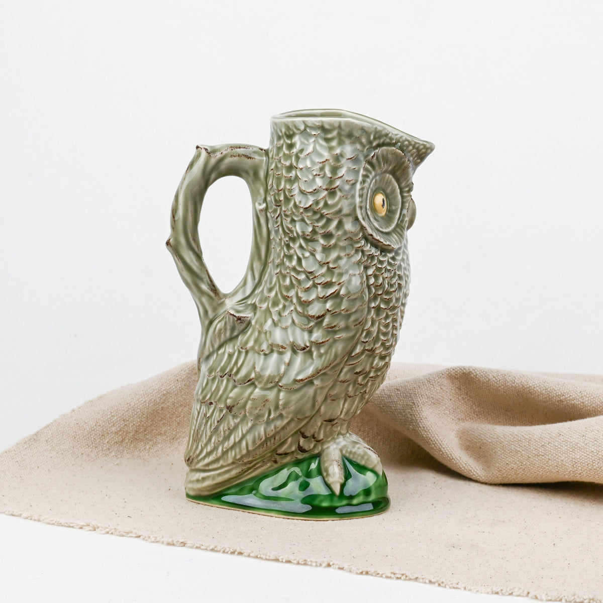 Carafe hibou Bordallo Pinheiro