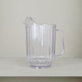 Clear polycarbonate carafe 1.5L, shatterproof pitcher for cold drinks