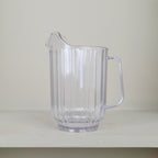 Clear polycarbonate carafe 1.5L, shatterproof pitcher for cold drinks