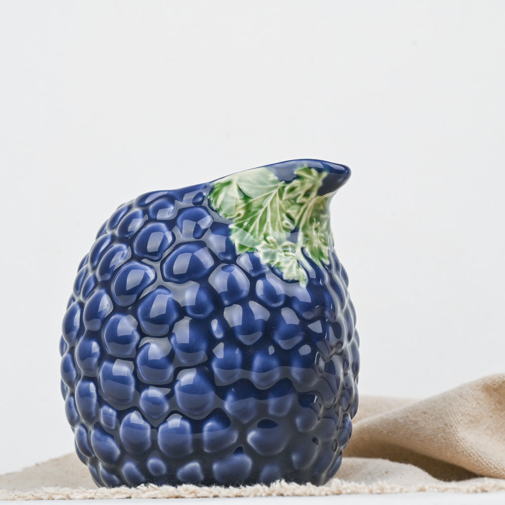 Carafe céramique Bordallo Pinheiro raisin