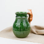 Carafe verte Renard Bordallo Pinheiro