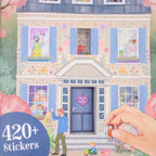 Carnet d'autocollants "Créez votre maison"