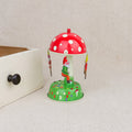 Carrousel mécanique champignon et gnomes