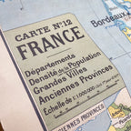 Carte de France années 20
