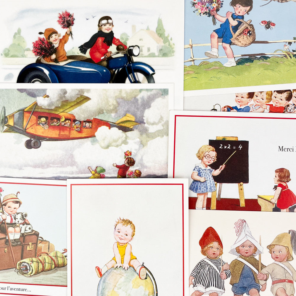 Carte postale ancienne enfants ludom editions
