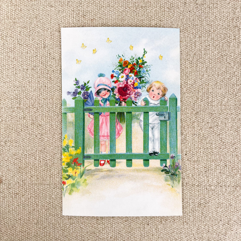 Carte postale ancienne enfants ludom editions