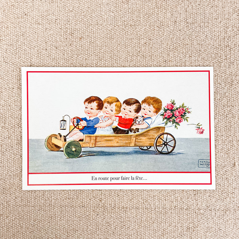 Carte postale ancienne enfants ludom editions