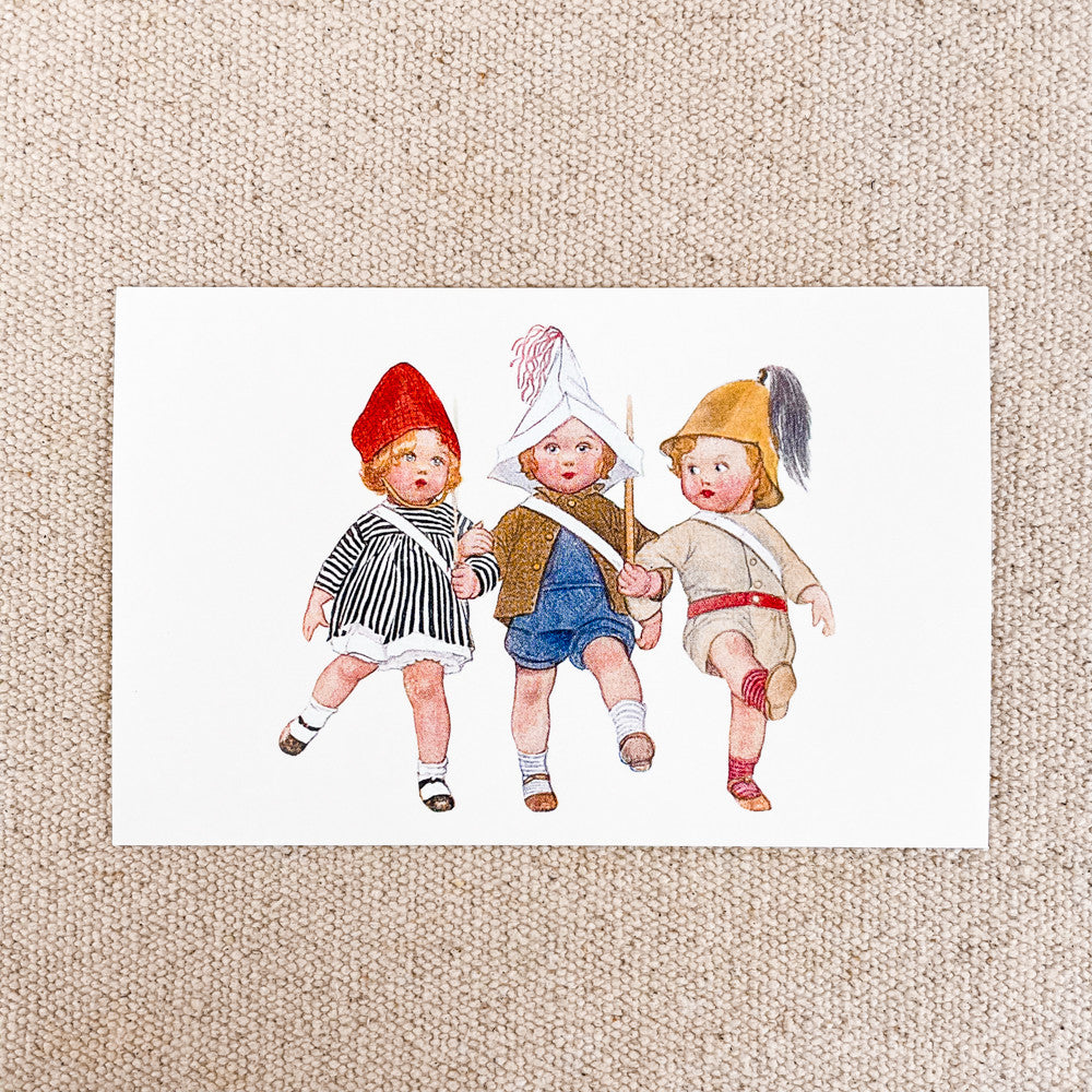 Carte postale ancienne enfants ludom editions