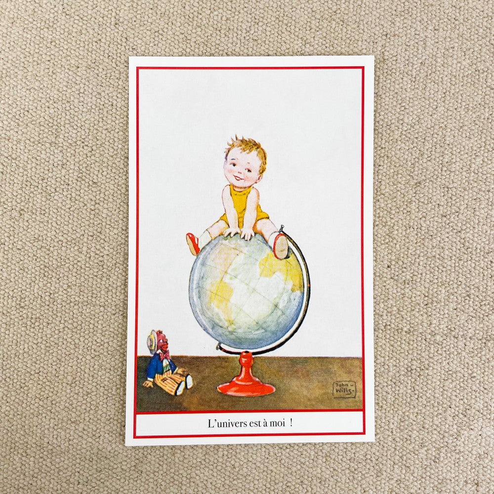 Carte postale ancienne enfants ludom editions