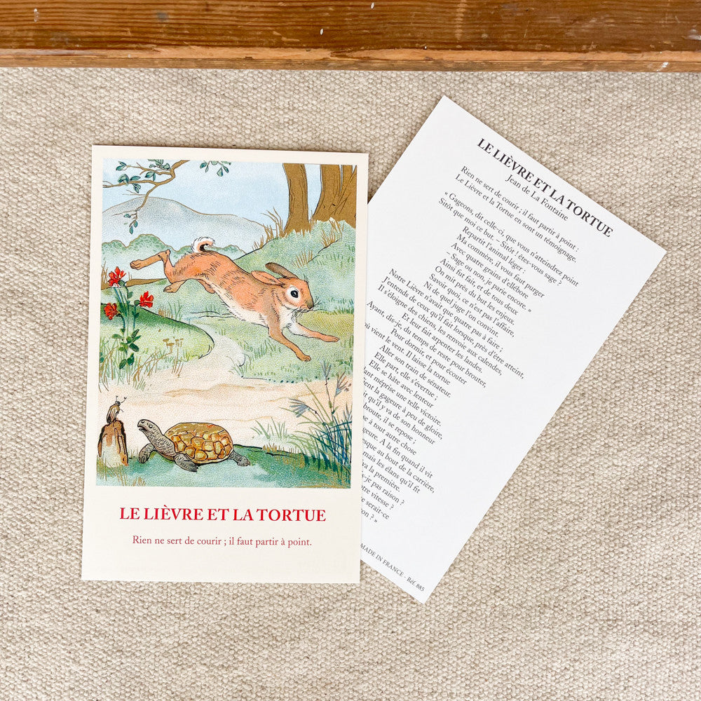 Carte postale Fables