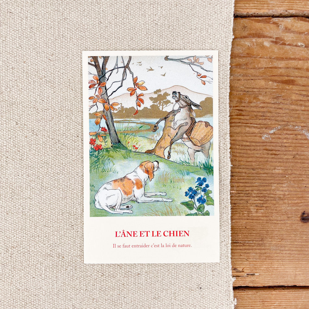 Carte postale Fables