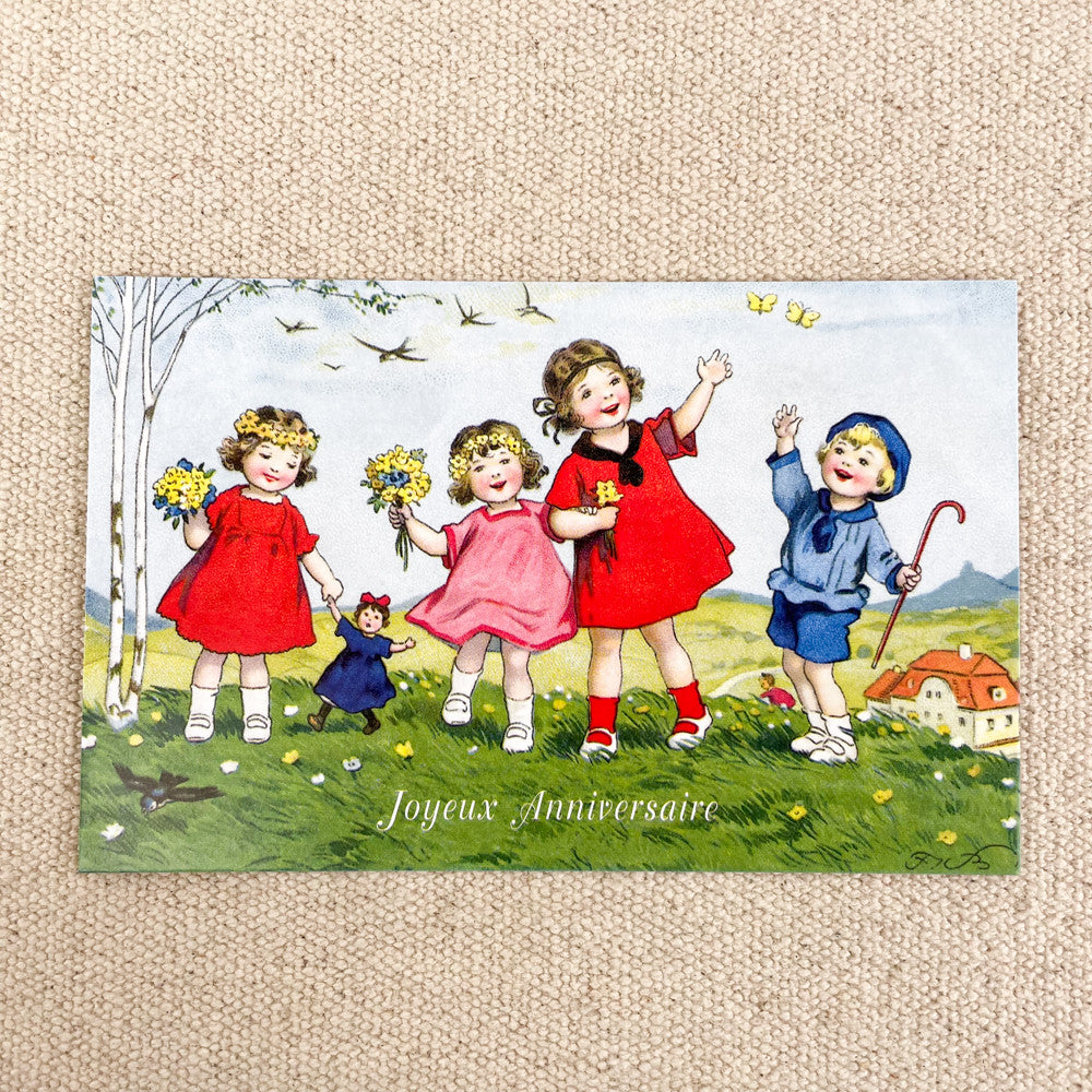 Carte postale Joyeux Anniversaire ludom editions