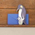 Cartes pingouin en relief