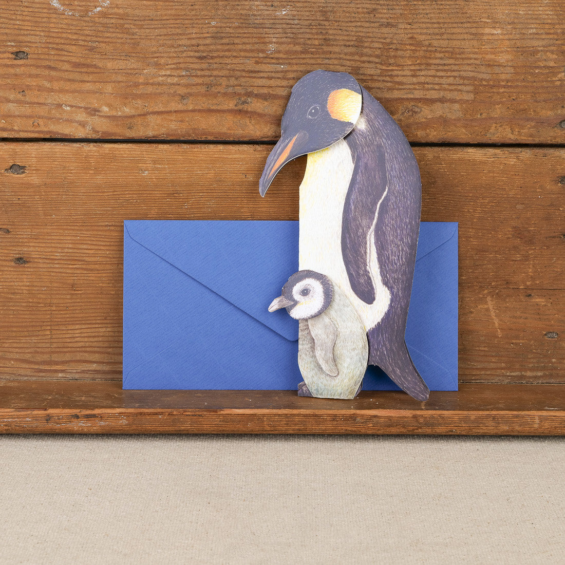 Cartes pingouin en relief