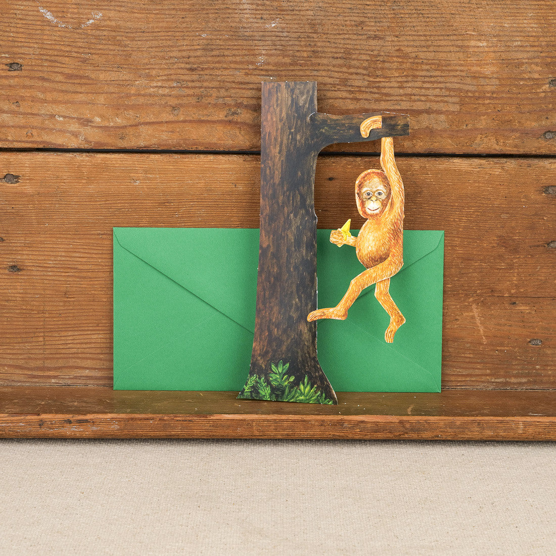 Cartes singe en relief