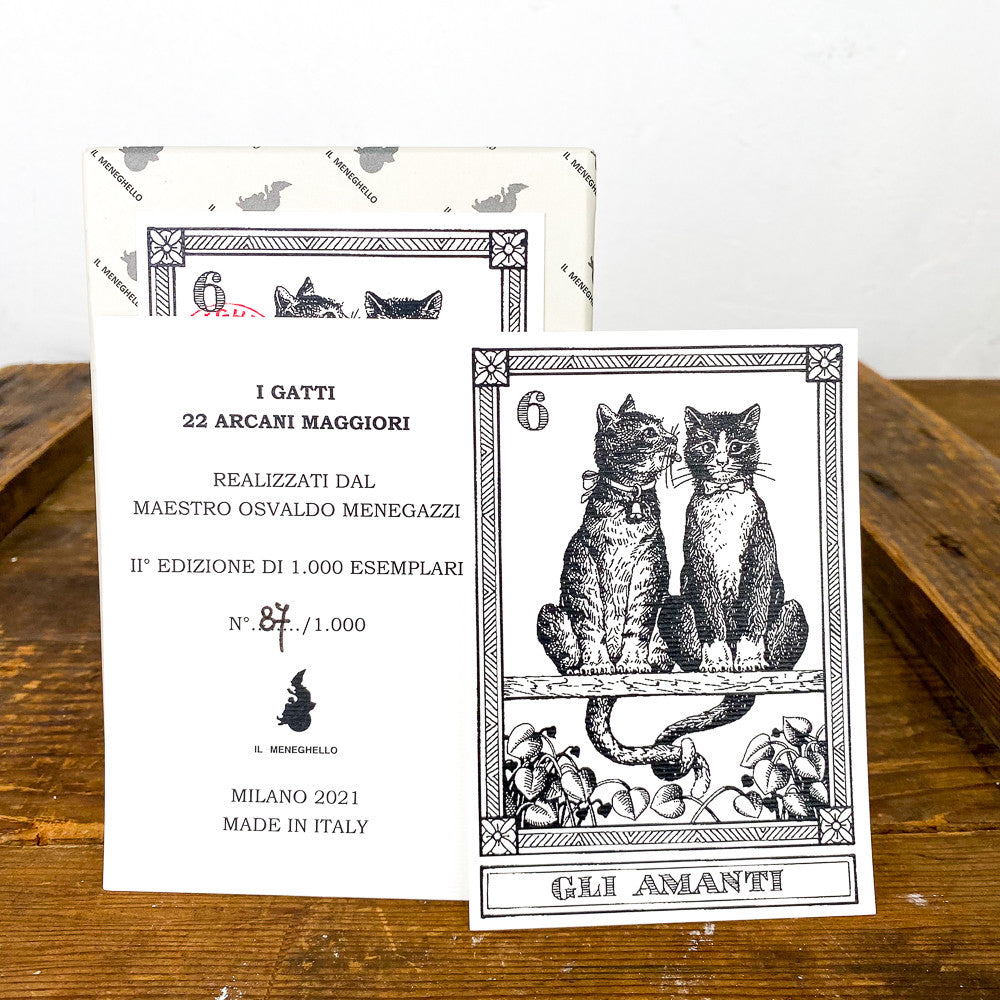 Cartes de tarot chat