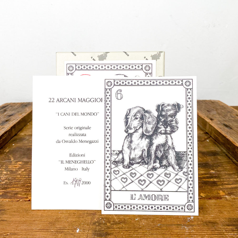 Cartes de tarot chien