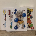 Cartes Mistigri animaux rétro