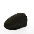 Black moleskin flat cap, classic French worker style