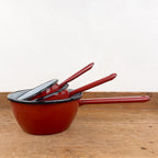 Casserole conique émail brun
