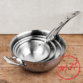 Casserole évasée bombée inox M’COOK Mauviel