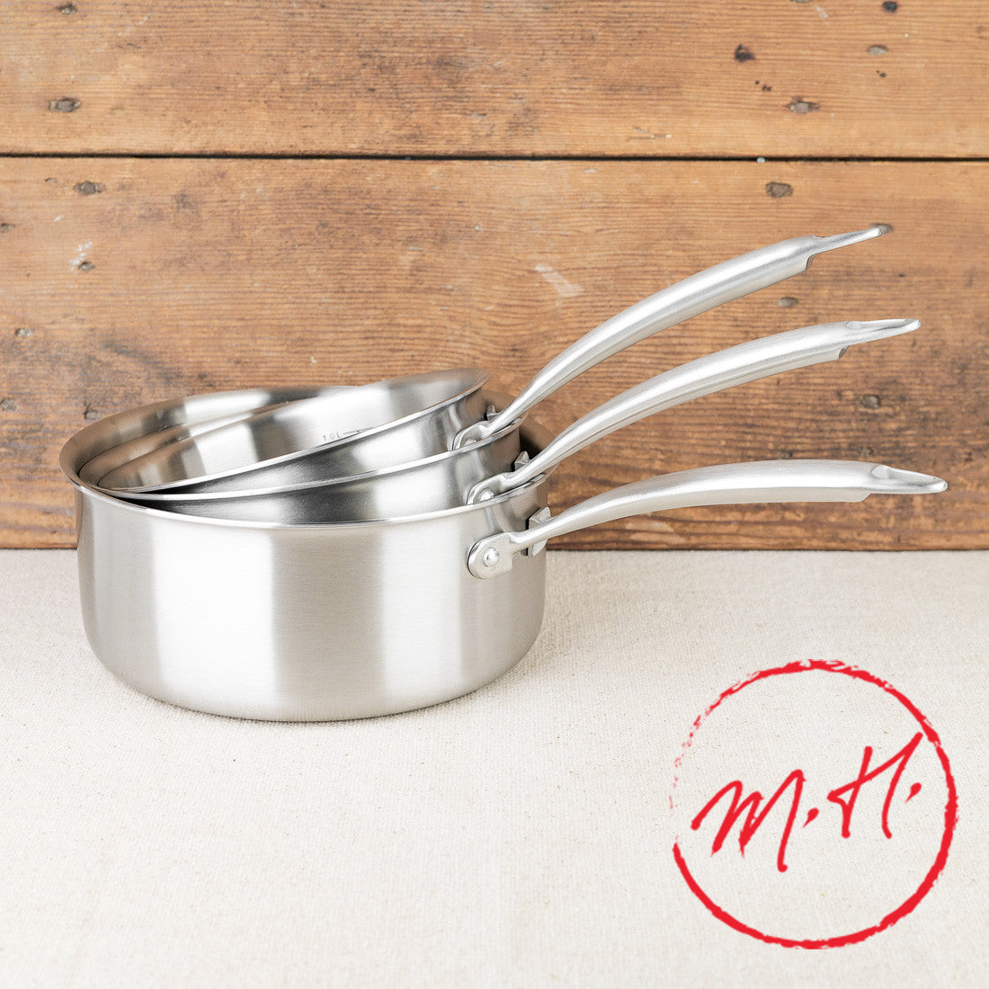 Casserole tricouche en inox Triply Menastyl
