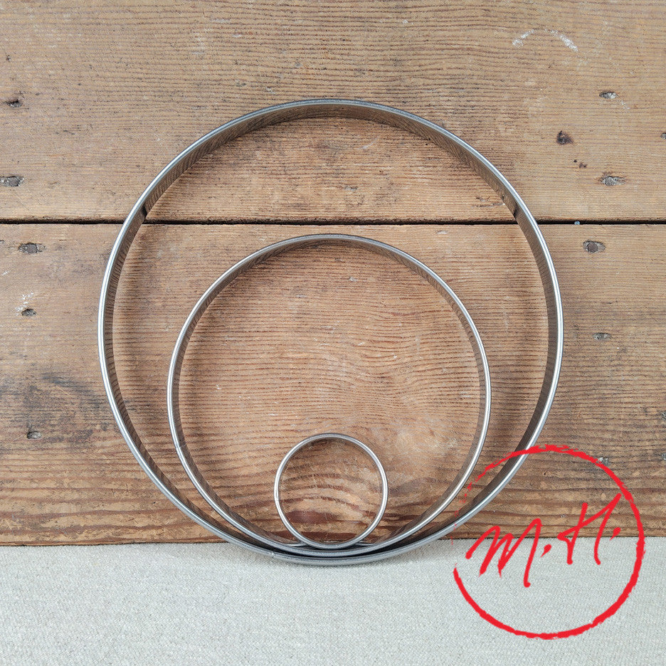 Cercle à tarte en inox